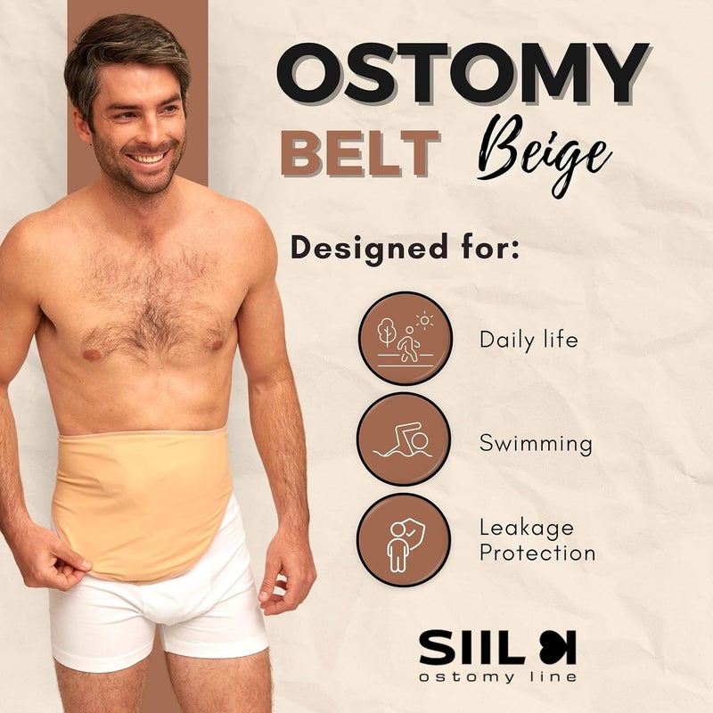 SIIL Ostomy Belt for Men & Women | FSA & FHA Approved | Premium Ostomy Bag Covers | Sports & Swimming | Colostomy Belts, Illeostomy Covers | Ostomy Wrap (Improved Zipper & Velcros) Made In EU - Image 5